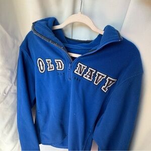 Old Navy Kids Royal Blue Fleece Hoodie